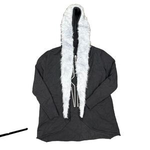 Star Wars Her Universe Ahsoka Tano Faux Fur Hooded Cardigan Sweater Women's Med